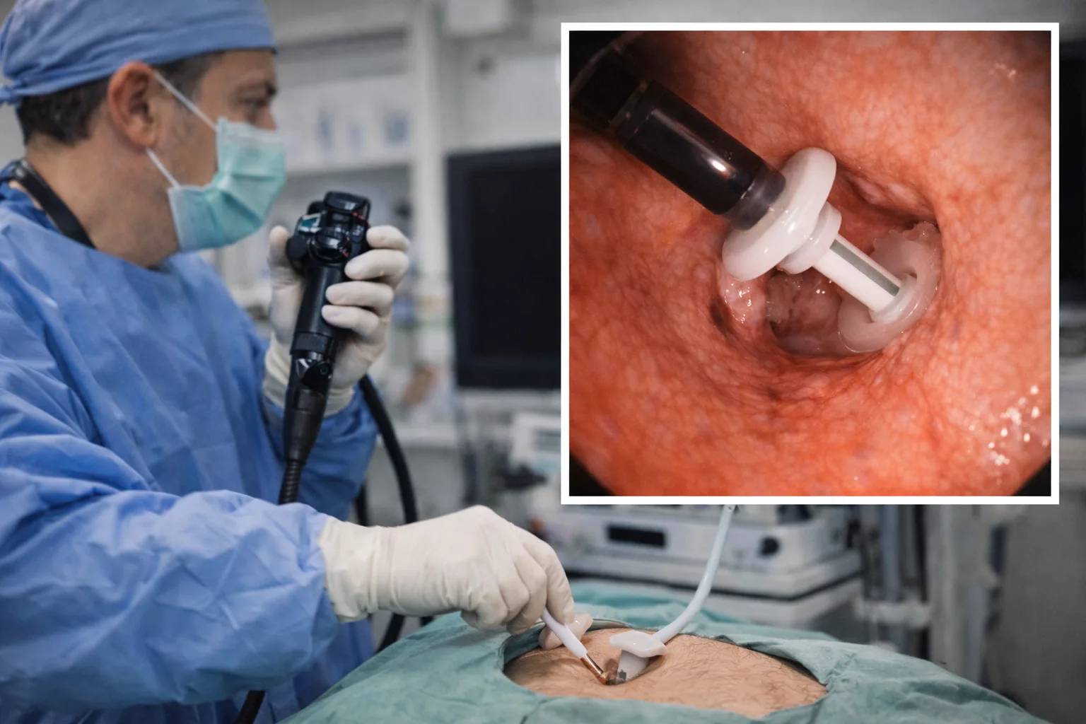 Colocación de gastrostomía endoscópica percutánea: Acceso seguro para nutrición enteral