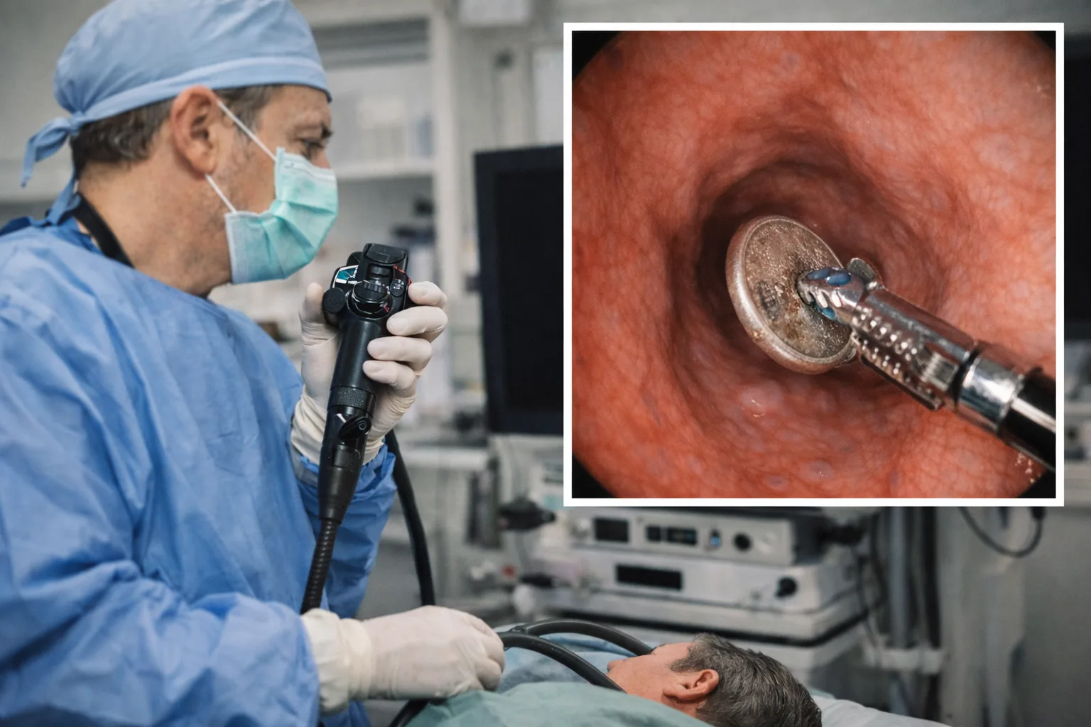 Extracción endoscópica de cuerpos extraños: Procedimiento seguro para retirar objetos del aparato digestivo